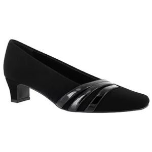 Easy Street Black Low Heel square toe pumps